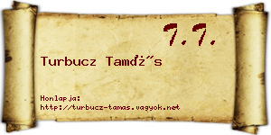 Turbucz Tamás névjegykártya