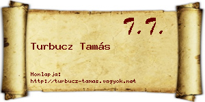 Turbucz Tamás névjegykártya